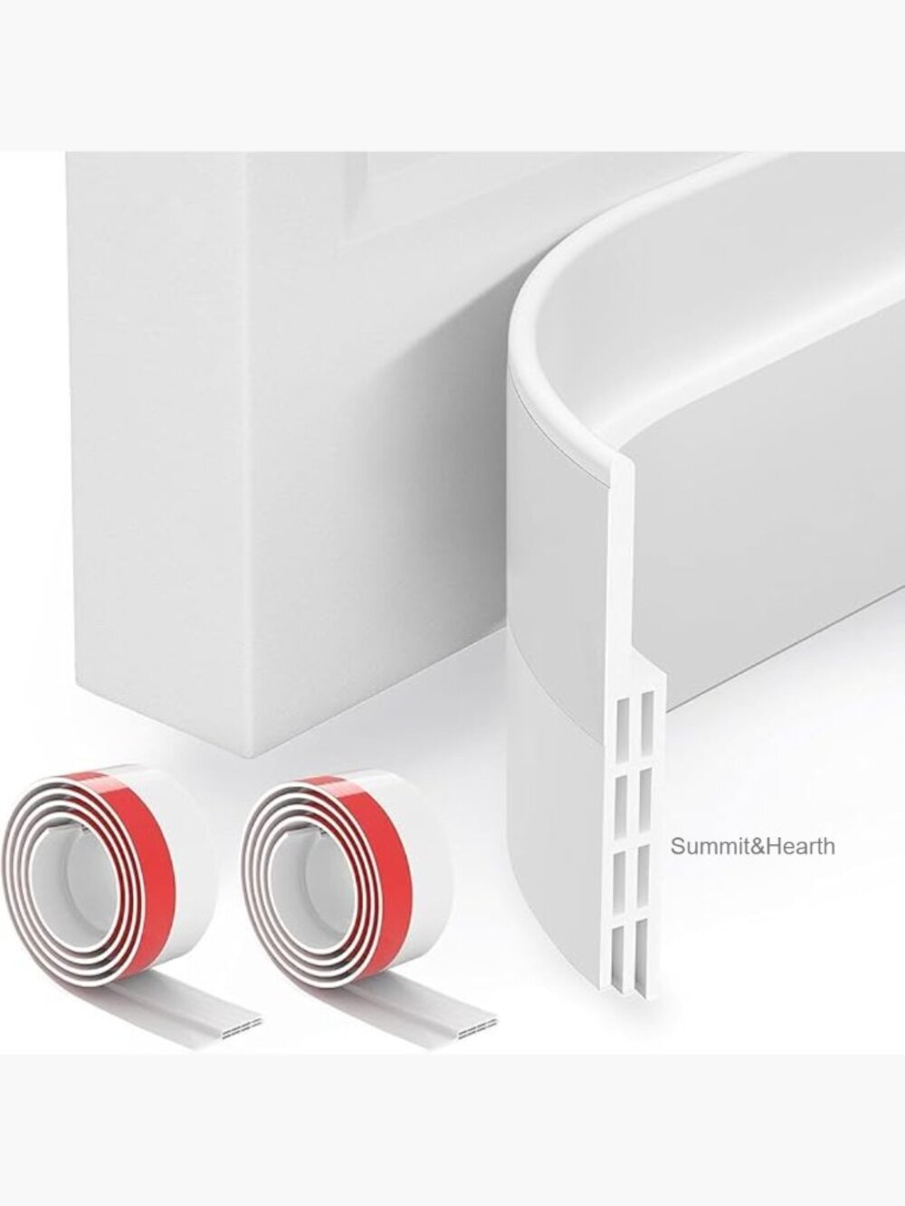 2 Pack Under Door Draft Stopper Soundproof Weather Seal 39" L